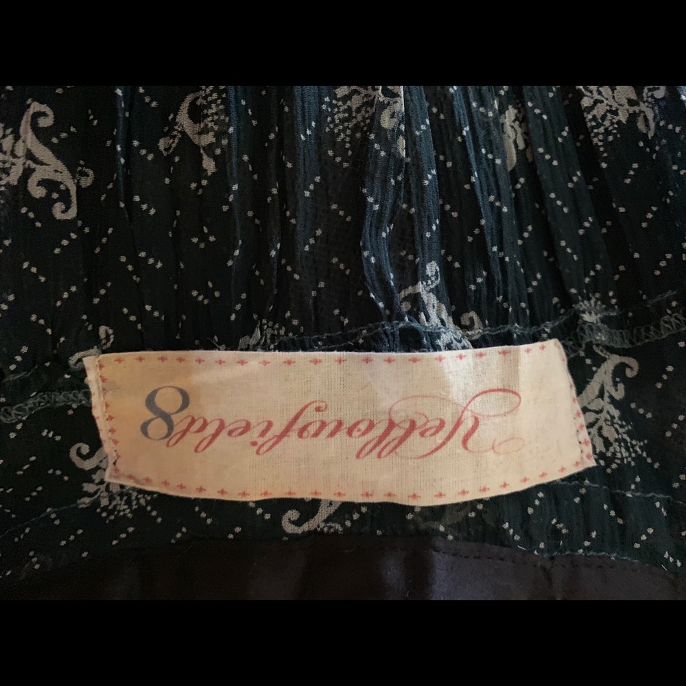 Yellowfield 8 Silk Chiffon Texel Dress in Starry Wine Bottle Size M NWT - Picture 7 of 7